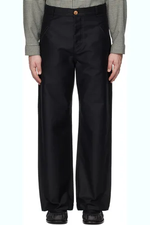 Marni Black Straight-Leg Trousers