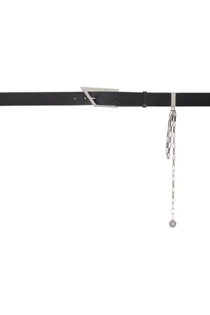 The Attico Black Cintura Belt