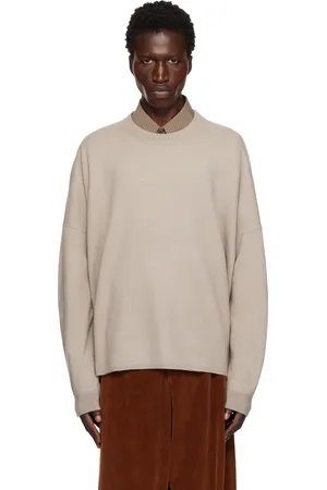 STUDIO NICHOLSON Beige Scafell Knit Sweater
