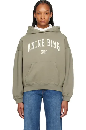 ANINE BING Taupe Harvey Hoodie