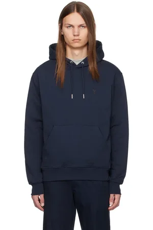 Ami Navy Ami de Coeur Hoodie