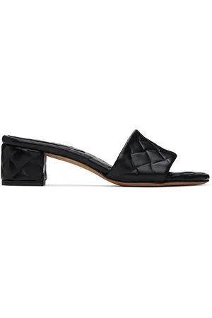 Bottega Veneta Black Amy Mules