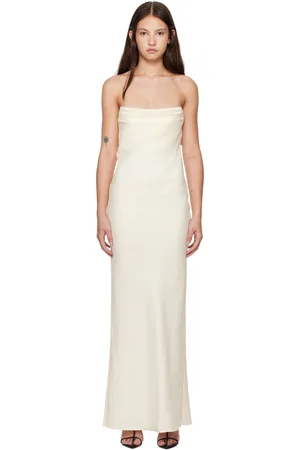 Gia Studios Off-White Manon Maxi Dress