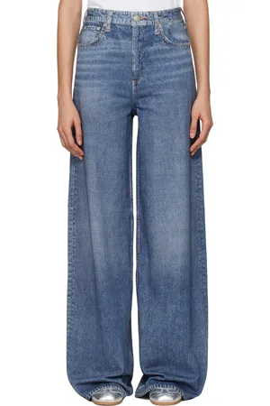 RAG&BONE Blue Miramar Terry Sofie Wide-Leg Lounge Pants