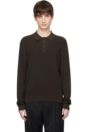 Filippa K Brown Shiny Polo
