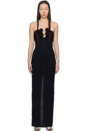 MAGDA BUTRYM Floral Appliqué Maxi Dress