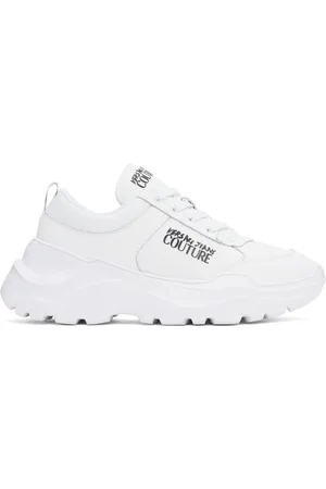 VERSACE White Logo Speedtrack Sneakers