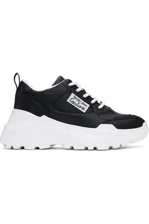 VERSACE Black Speedtrack Sneakers