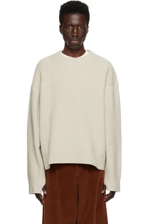STUDIO NICHOLSON Beige Voe Knit Sweater