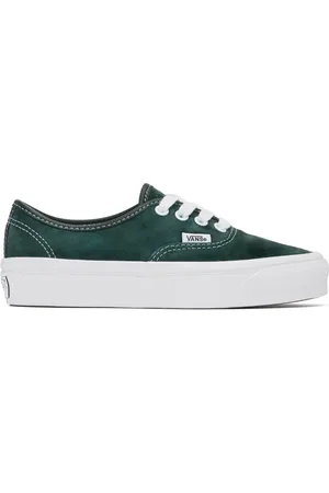 Vans Green Premium Authentic 44 Suede Sneakers