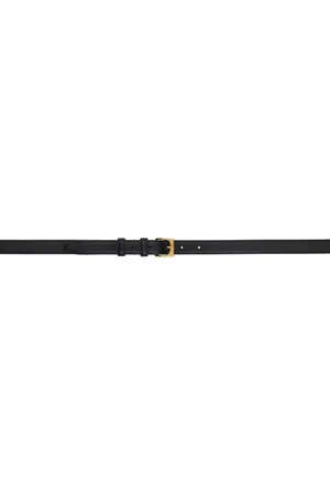 The Row Black Moon Box Calf Leather Belt