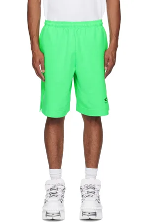 Vetements Green Oval Logo Shorts