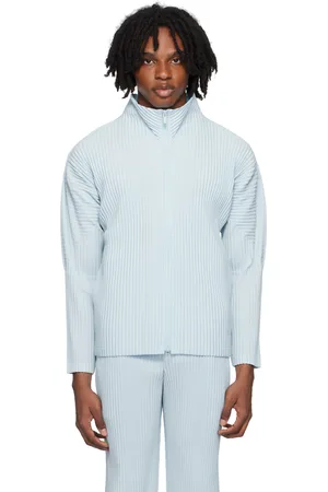 Issey Miyake Blue Color Pleats Jacket