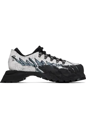 Demon White & Black Poyana Boots