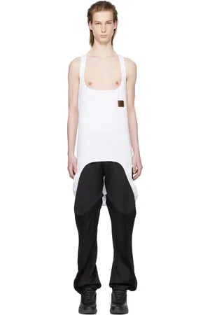 Olly Shinder White Upside Down Tank Top