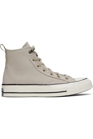 Converse Gray Chuck 70 Jungle Cloth Overlay Sneakers