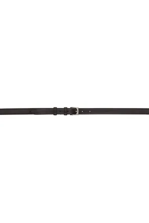 The Row Brown Moon Box Calf Leather Belt