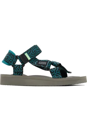 SUICOKE Blue & Gray DEPA-Cab-PT06 Sandals