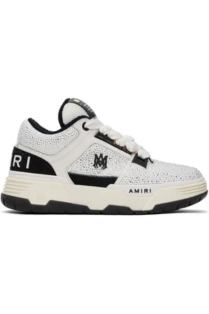 AMIRI White & Crystal MA-1 Sneakers
