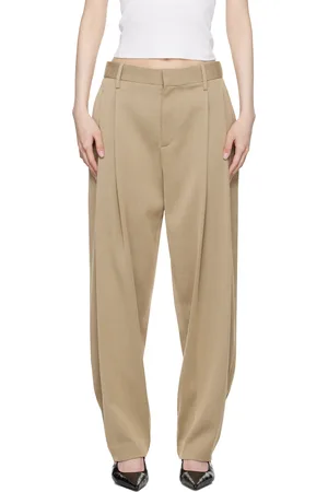 RAG&BONE Tan Pleated Trousers