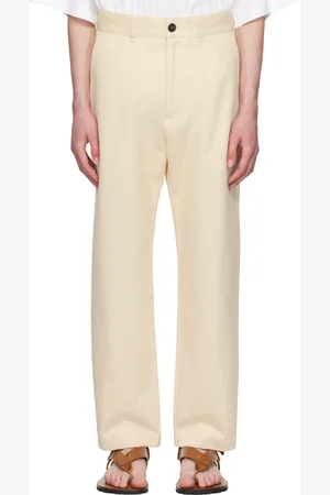 STUDIO NICHOLSON Off-White Bill Trousers