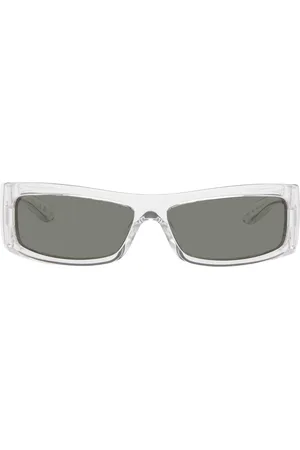 Gucci Transparent Rectangular Sunglasses