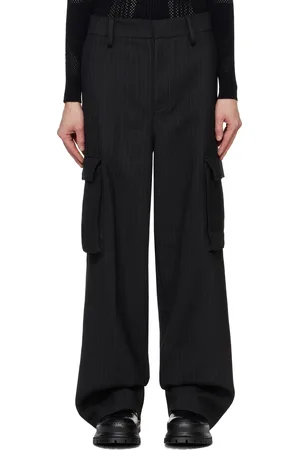 MISBHV Office Pinstripe Tailored Trousers