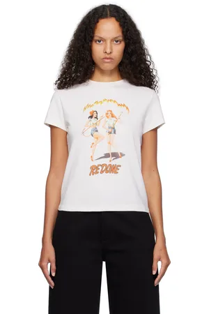 RE/DONE Off-White Devil Girls Classic T-shirt