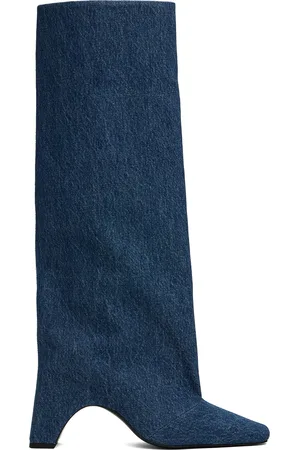 COPERNI Blue Denim Bridge Tall Boots