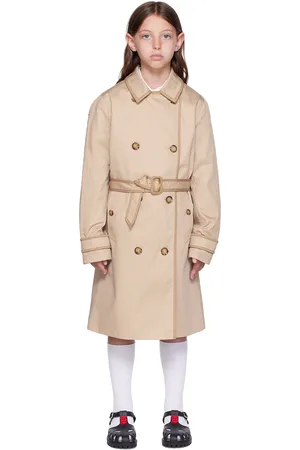 Burberry Kids Beige Belted Trench Coat