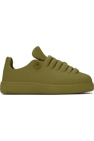 Burberry Khaki Slip-on Sneakers