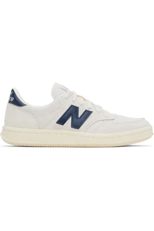 New Balance Off-White & Navy T500 Sneakers