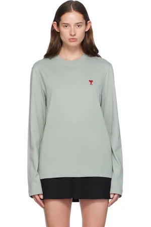 Ami Blue Ami de Cœur Long Sleeve T-Shirt