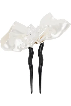 Tetier bijoux SSENSE Exclusive Off-White Floral Hair Pin