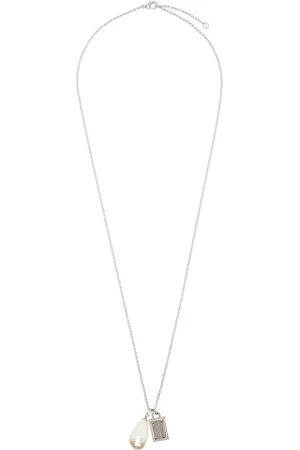 Dolce & Gabbana Silver Logo Necklace