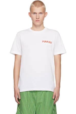 Marni White Logo Patch T-shirt