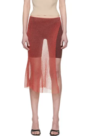 Isa Boulder SSENSE Exclusive Red Wrap Skort