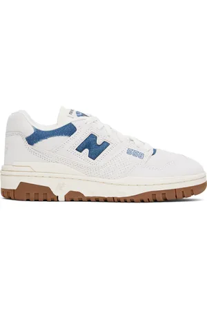 New Balance Off-White & Blue BBW550 Sneakers