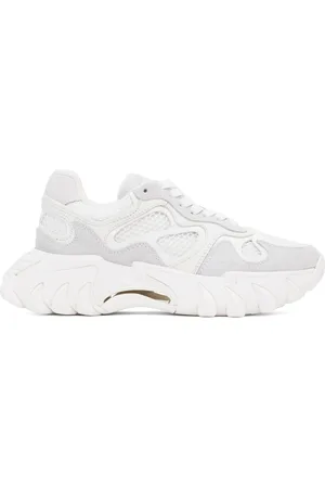 Balmain White B-East Sneakers