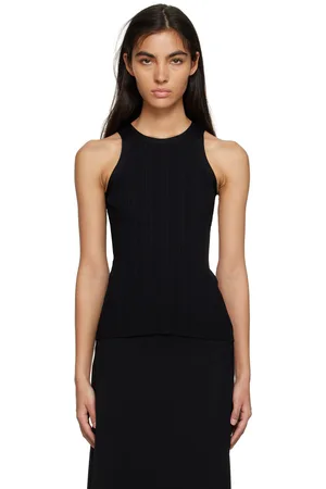 Totême Black Seamless Tank Top