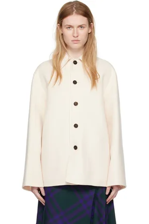Burberry Beige Button Jacket