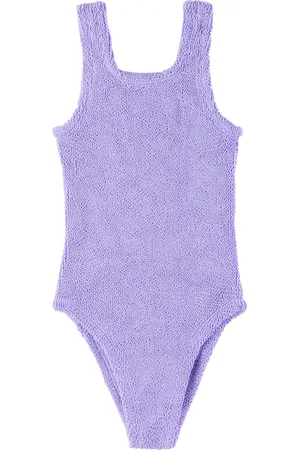 Hunza G Kids Purple Classic Swimsuit