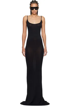 Rick Owens Black Slip Maxi Dress