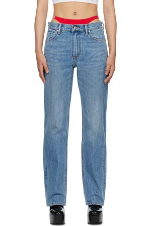 Alexander Wang Blue Bikini Layer Jeans