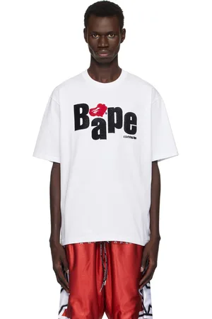 BAPE White Heart Ape Head Relaxed Fit T-shirt