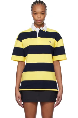 COPERNI Yellow & Blue Striped Polo
