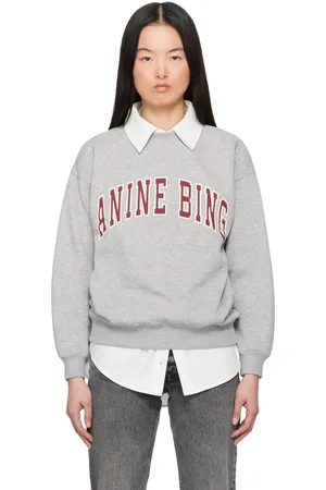 ANINE BING Gray Spencer Sweatshirt
