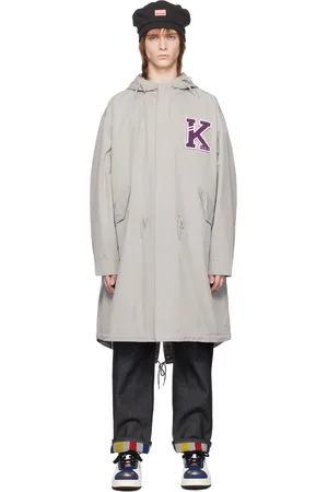 Kenzo Gray Paris Mid-Length Jacket