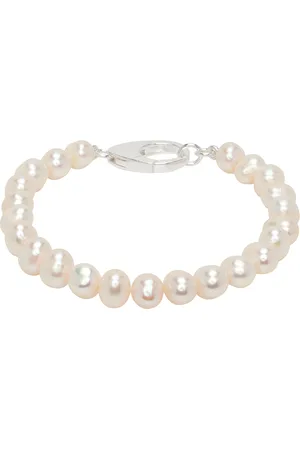 Hatton Labs White Classic Freshwater Pearl Bracelet