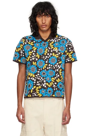 WALES BONNER Adidas Originals Edition Knit Floral Polo